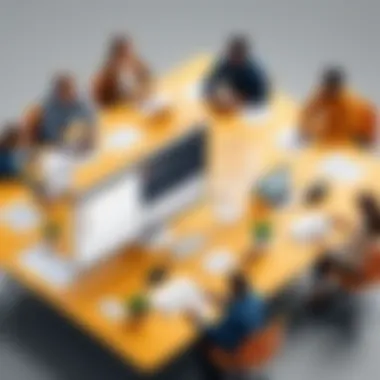 Enhanced Team Collaboration Features Team collaboration tools highlighting chat and file sharing features