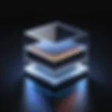 Illustration of Q LED technology principles