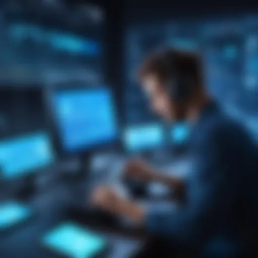 Illustration of signal messengers in communication