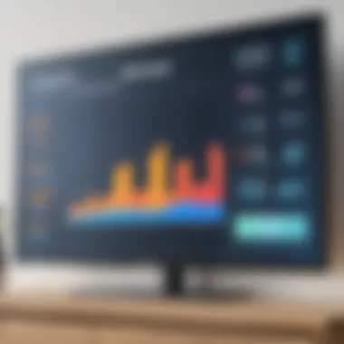 Comparison chart of indoor TV antennas performance metrics