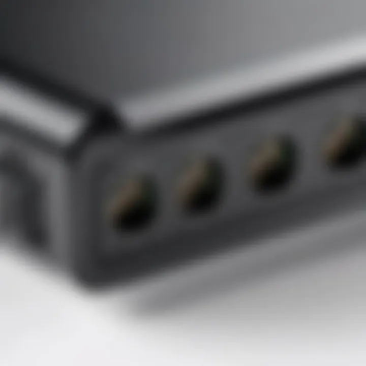 Detailed view of Xbox Bluetooth Adapter's ports