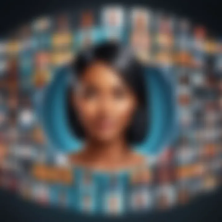 An illustration showcasing diverse applications of video chats across different sectors