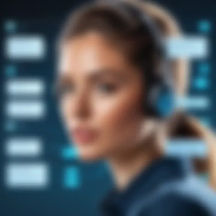 A graphical representation of the technological components behind video conferencing