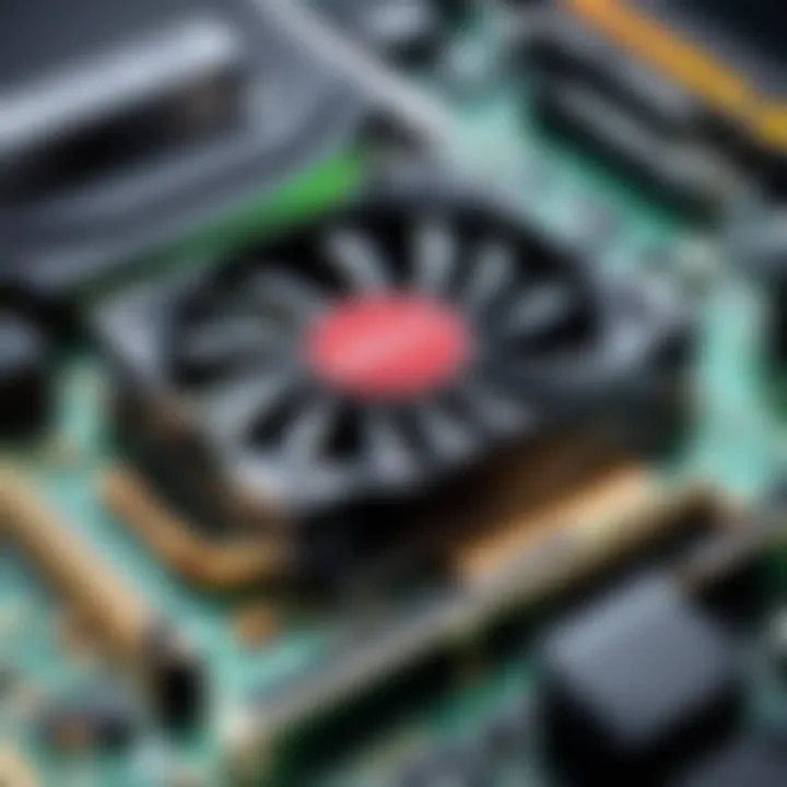 Benchmark results comparing graphics card performance