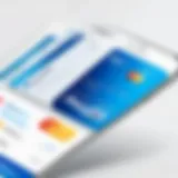 Illustration showing PayPal interface for receiving funds
