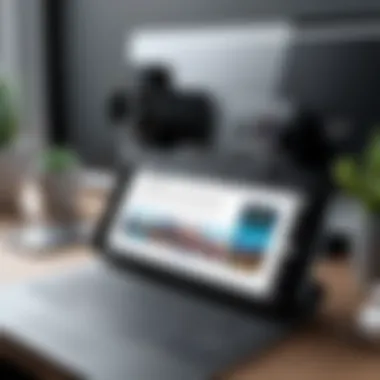 Smartphone Setup for Webcam Usage Smartphone setup for webcam usage with software interface