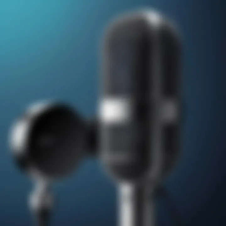 User-friendly interface for microphone settings